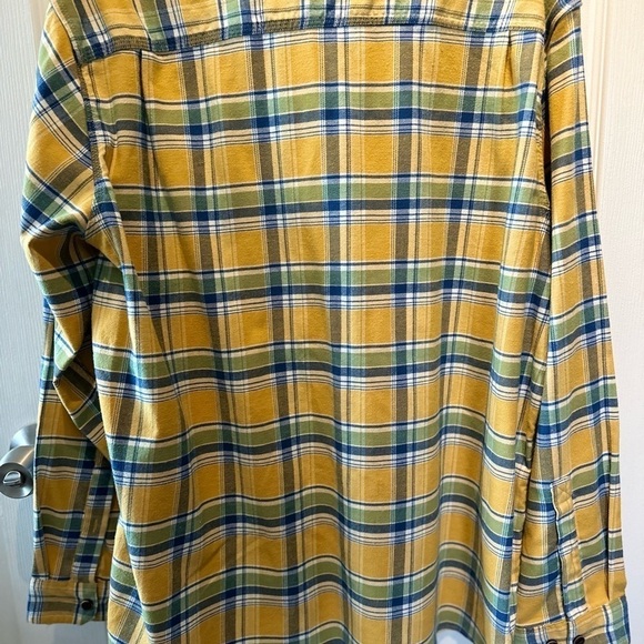 LL Bean Plaid Flannel Shirt Mens Size Large Regular Traditional Fit Button-Up - Picture 7 of 8